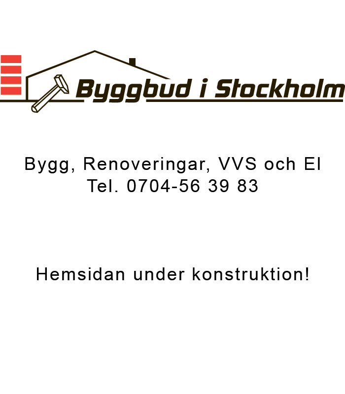 Byggbud i Stockholm